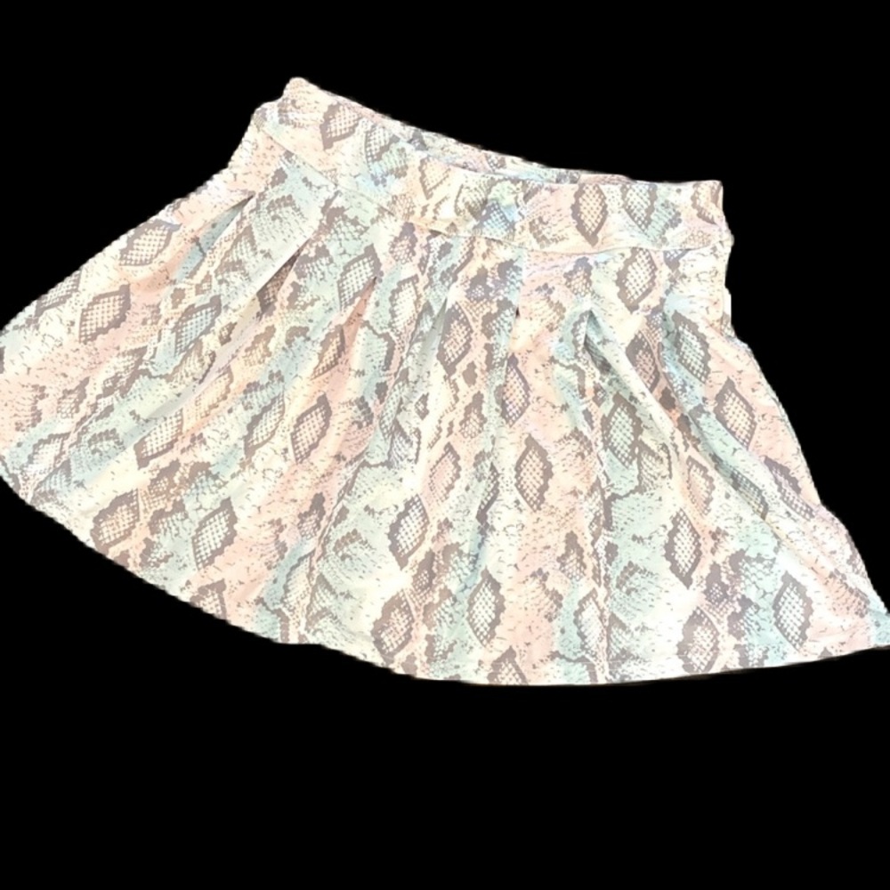 3/$19! 2LIV Tennis Skort! Adorable skirt! Medium Med M Pink Gray & Aqua Teal